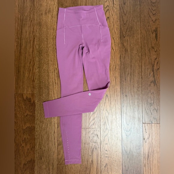 lululemon athletica Pants - lululemon athletica  Mauve/Purple High-Rise Leggings